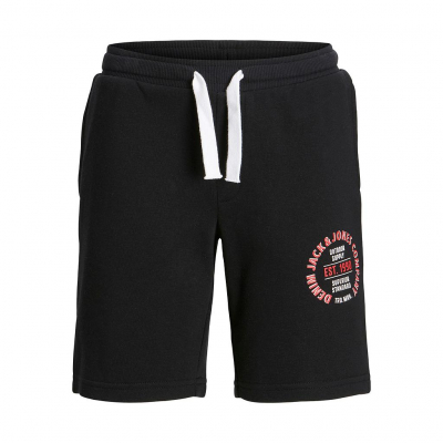 Pantalón corto JACK & JONES JPSTANDY SWEAT SHORTS JNR 12225211 NEGRO Negro
