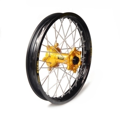 Rueda completa Haan Wheels aro negro 18-2,50 buje oro 1 46113/3/2 1 46113/3/2