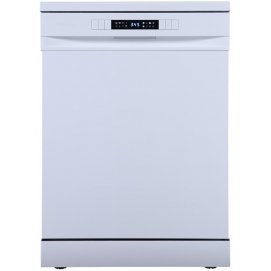 Lavavajillas Hisense HS622E10W, 60 cm, 13 servicios, clase E, 94 kWh/100 ciclos, 47dB, 7 programas, 7 temperaturas, media carga, blanco