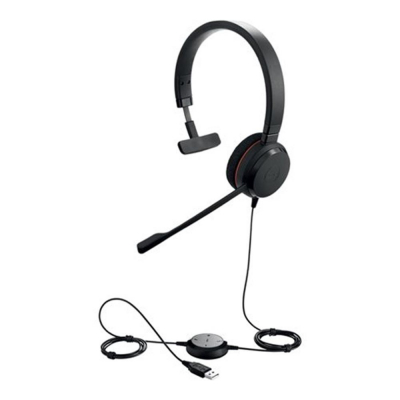 Auriculares jabra evolve 20 ms mono usb
