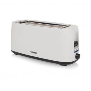 Tostador Tristar BR1057, 2 ranuras largas, 1400W, blanco