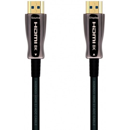 Cable HDMI V2.1 AOC Fibra Optica 10m AISENS