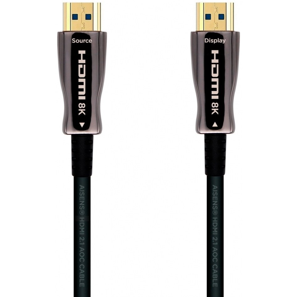 Cable HDMI V2.1 AOC Fibra Optica 10m AISENS