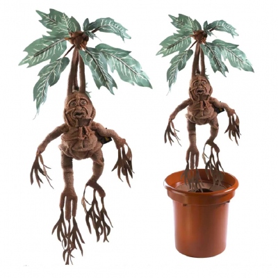 Peluche eñectrónico the noble collection harry potter la mandragora