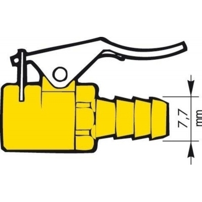 Conector inflador de válvulas PROVAC tipo Schrader 985