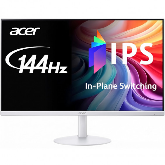 Monitor Acer SA273 P1wmix, 27 pulgadas, Full HD, IPS, 1 ms VRB, altavoces, HDMI, VGA, FreeSync, 99% sRGB, 250 cd/m², clase D, VESA 100x100, blanco - imagen 3