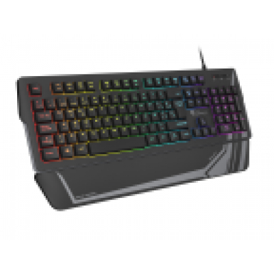 TECLADO GAMING GENESIS RHOD 350 USB RETROILUMINADO MEMBRANA NEGRO