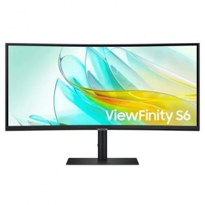 Monitor Profesional Ultraparonámico Curvo Samsung ViewFinity S6 S34C652UAU 34/ UWQHD/ Multimedia/ Negro