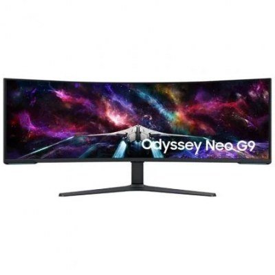 Monitor Gaming Ultrapanorámico Curvo Samsung Odyssey Neo G9 S57CG952NU 57/ Dual UHD/ 1ms/ 240Hz/ VA/ Blanco