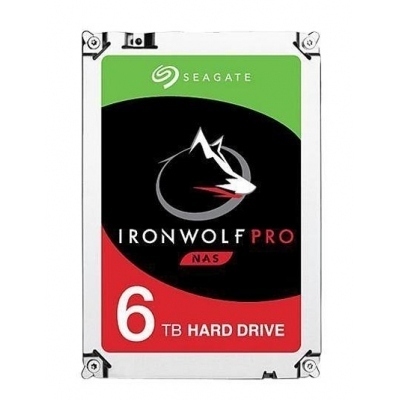 Disco duro interno hdd seagate ironwolf pro nas st6000ne000 6tb 3.5pulgadas 7200rpm - 256mb - sata iii