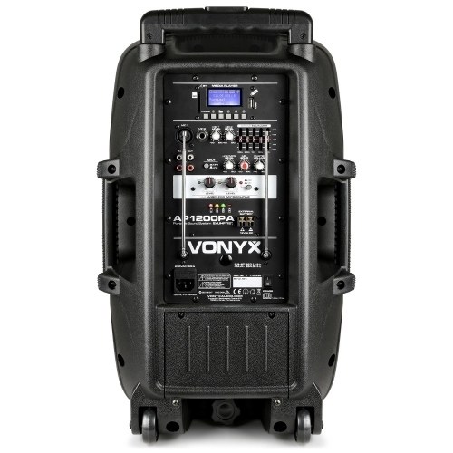 Altavoz Portatil 12 600Wmax 2 Microfonos VONYX AP1200PA