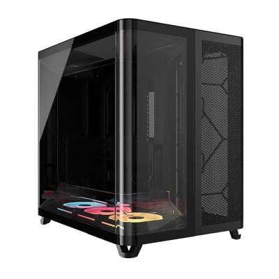 Caja ordenador corsair air 5400 rs - r argb atx cristal templado negra