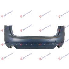 REAR BUMPER PRIMED (F46) (W/MOULDING HOLES) TWIN EXHAUST HOLE