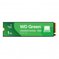 SSD WD GREEN SN3000 1TB NVME PCIE 4.0 M.2 2280 LECTURA 6,000 MB/s