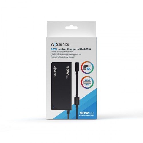 Aisens - Cargador 90W Automatico Universal Multitension Para Portatil