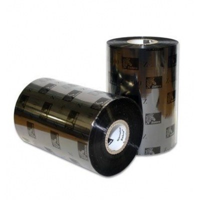 Zebra 2300 - Paquete de 12 - 110 mm x 450 m - negro - recarga de cinta de impresión (transferencia térmica) (paquete de 12) - para Zebra R-140, S4M, Z4Mplus, Z6MPlus, PAX 110, 170, Xi Series 110, 140,