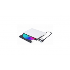 Gembird DVD-USB-03-BW unidad de disco óptico DVD±RW Negro, Blanco