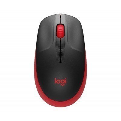 Ratón Inalámbrico Logitech M190/ Hasta 1000 DPI Rojo