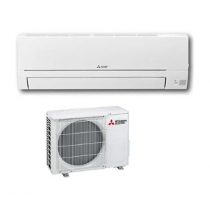 Aire acondicionado split 1x1 Mitsubishi MSZ-HR50VFK, 4300 frigorías, 4644 calorías, clase A++/A+++, bomba de calor, 28dB-45dB, motor DC Inverter, WiFi, gas R32, blanco