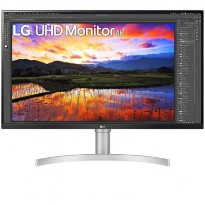 Monitor Profesional LG 32UN650K-W 31.5/ 4K/ Multimedia/ Regulable en altura/ Blanco