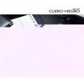 Tarjetero 20 Fundas Cuero Negro