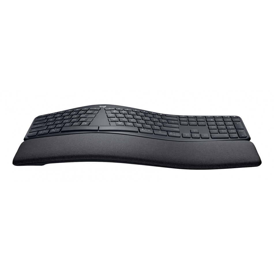 Logitech Ergo K860 teclado RF Wireless + Bluetooth Español Negro