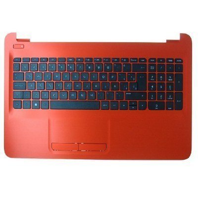 Top case + Teclado compatible para portátil HP 15-BA Rojo 855024-071