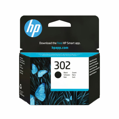 HP Cartucho de tinta original 302 negro F6U66AE