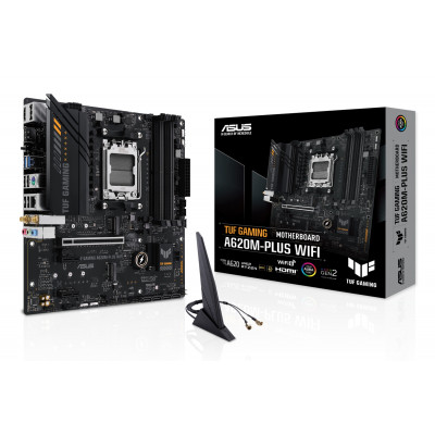 TUF GAMING A620M-PLUS WIFI AMD A620 Zócalo AM5 micro ATX