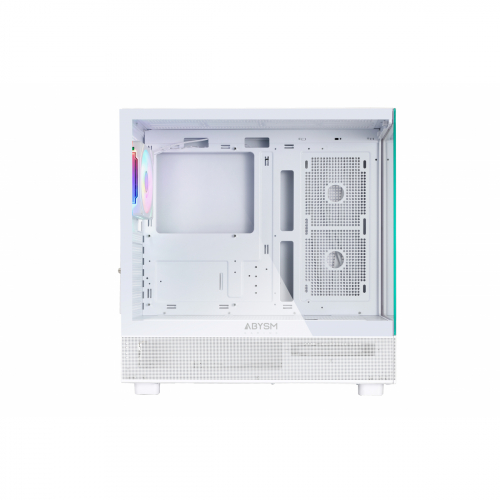 Abysm Danube Sava H400 White Caja Torre ATX, ITX, Micro ATX - Lateral y Frontal Cristal Templado