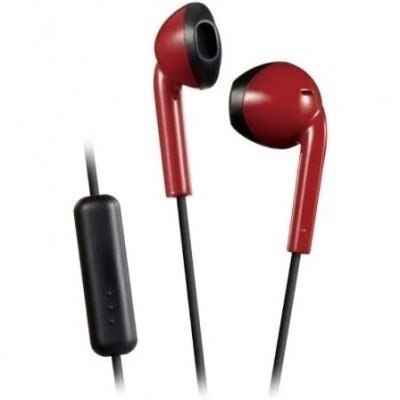 Auriculares JVC HAF19M-RB/ con Micrófono/ Jack 3.5/ Rojos