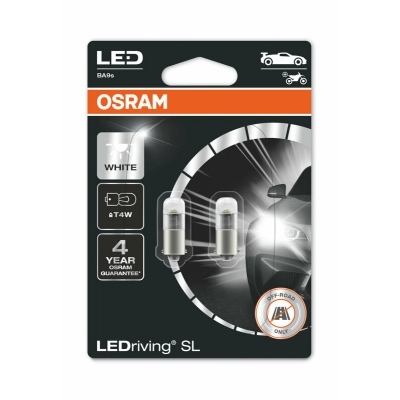 OSRAM Retrofit LEDriving T4W Light Bulbs 12V 0,8W 3893DWP-02B