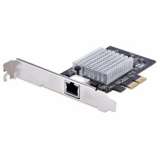 StarTech.com Tarjeta PCIe Adaptadora de Red de 1 Puerto RJ45 10Gb para PC o Servidor, Tarjeta PCI Express Ethernet de 6 Velocidades Compatible con Tra