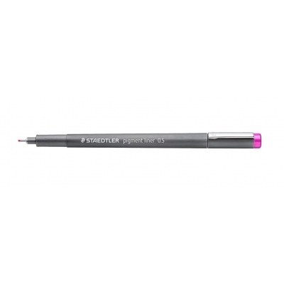 Staedtler Pigment Liner 308 Rotulador Calibrado - Trazo 0.5mm - Secado Rapido - Color Fucsia