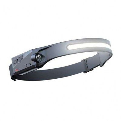 Elbat LED Recargable por USB - 350Lm - 6500K - Interruptor On/Off - Boton Sensor de Manos - Bateria Litio 1200Mah - Cable de Carga Tipo C Incluido - IP44 - 4 Modos - Autonomia Hasta 8 Horas - Color Ne