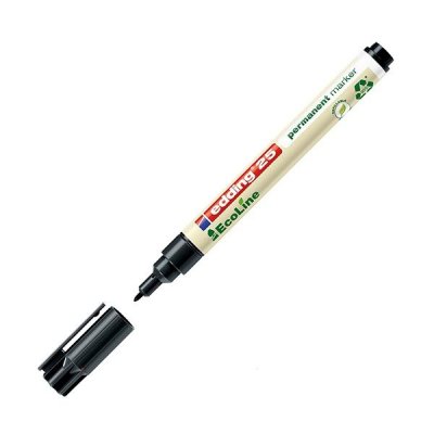 EDDING Marcador permanente EcoLine 25 punta conica 1mm negro