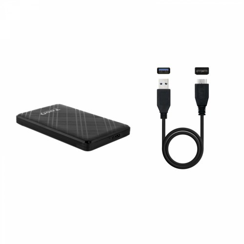 Tooq Caja externa 2,5\1 SATA USB3.1 Gen1 Negra