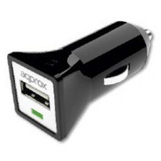 Cargador De Coche Approx Usb 5v 1a Negro