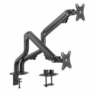 Ewent EW1534 Soporte para 2 Monitores 81,3 cm (32) Negro Escritorio