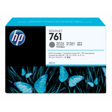 HP Cartucho de tinta DesignJet 761 gris oscuro de 400 ml
