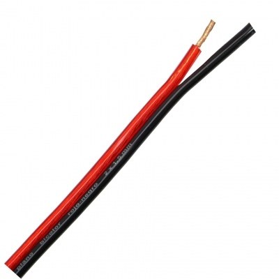 Bobina 100m Cable Paralelo 2x1,5mm OFC ROJO/NEGRO