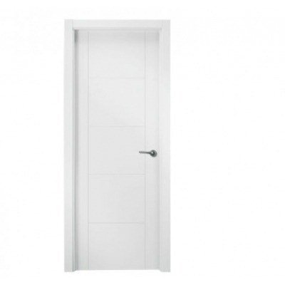 PUERTA INTERIOR EN BLOCK LACADA BLANCA VT6 60,5 CM DERECHA