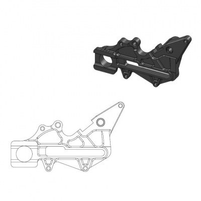 Soporte reubicador para pinza de freno OEM MOTO-MASTER 211109