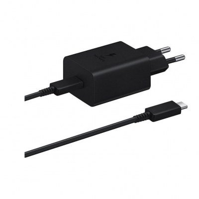Cargador samsung ep - t4510xbegeu 45w + cable usb - c a usb - c negro