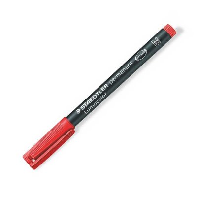 Rotulador Permanente Staedtler Lumocolor 317/ 1mm/ Rojo
