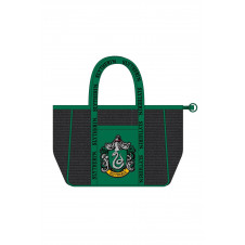Bolsa de Playa Harry Potter Slytherin Premium de Malla con Asas Verdes