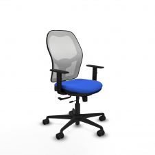 Piqueras y Crespo Jorquera traslack malla blanca bali azul brazos 1D base nailon ruedas 65mm nailon