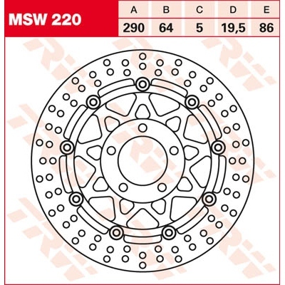 Discos de freno TRW MSW220