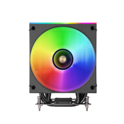 VENTILADOR CON DISIPADOR DE CPU MARS GAMING MCPULCD TDP 300W 120mm PANTALLA LCD ARGB NEGRO
