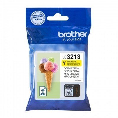 CARTUCHO INKJET BROTHER ORIGINAL YELLOW LC3213Y DCPJ572/MFCJ491